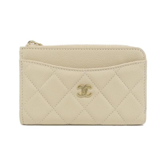CHANEL Cream Card Holder - Picture 1 of 4